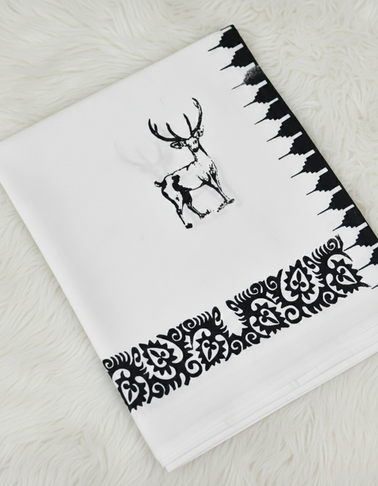 Premium Men's Black Moirang Pheijom Suit