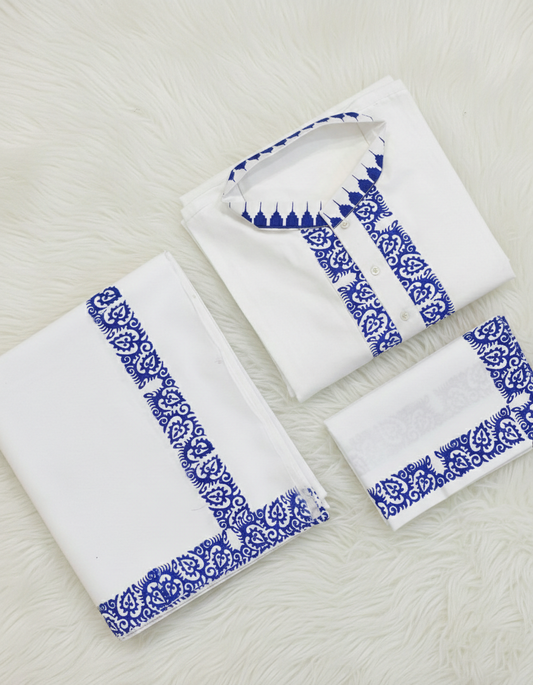 Men’s Borderless Dark Blue Color Pheijom Full Suit