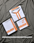 Orange Men's Premium Moirang Design Pheijom Suit