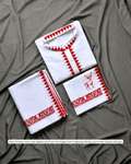 Red Men's Premium Moirang Design Pheijom Suit