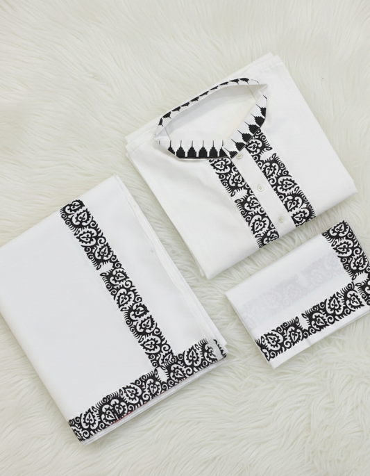 Men’s Borderless Black Color Pheijom Full Suit